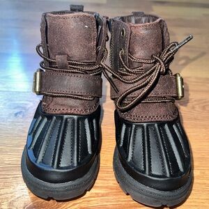 Polo Ralph Lauren Kids Boots in Brown and Black